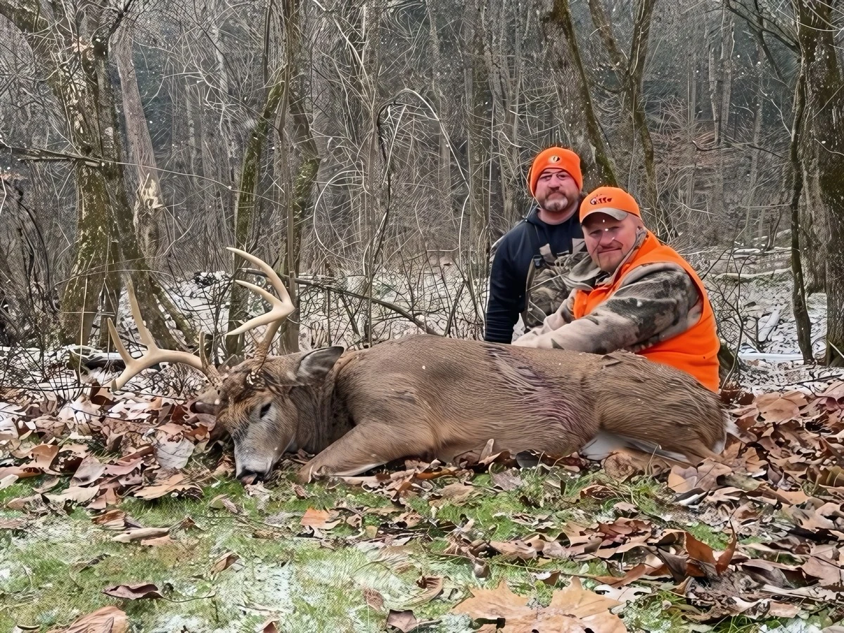 TLC Outfitters customer whitetail harvest in Kentucky