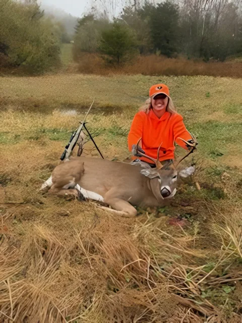 Whitetail customer harvest photo from TLC Outfitters