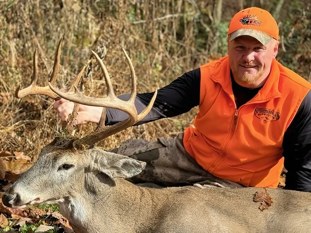 Kentucky whitetail customer harvest with TLC Outfitters