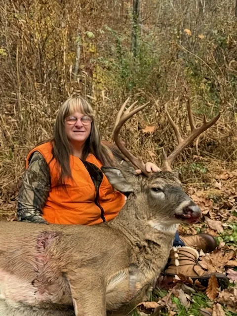 Whitetail customer harvest photo from TLC Outfitters