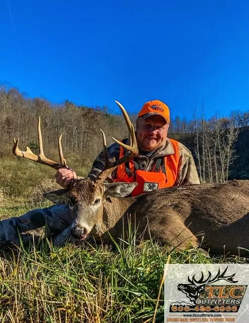 Whitetail customer harvest photo from TLC Outfitters