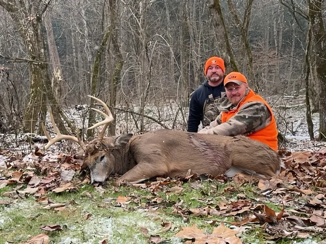 Whitetail customer harvest photo from TLC Outfitters