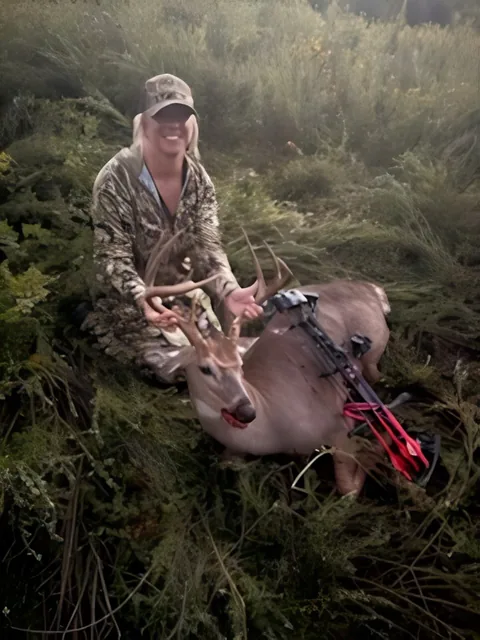 Whitetail customer harvest photo from TLC Outfitters