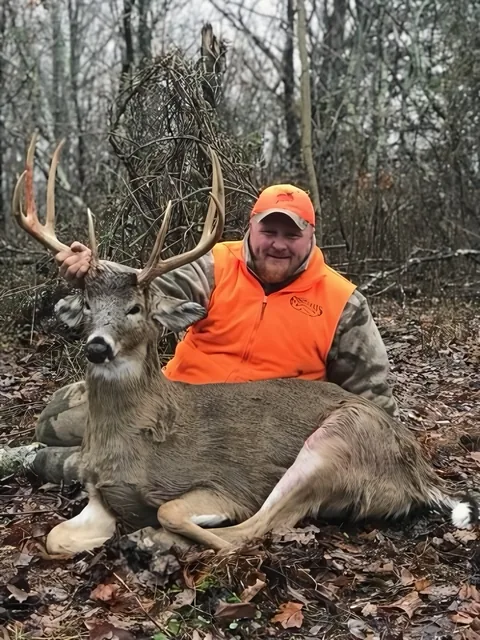 Whitetail customer harvest photo from TLC Outfitters