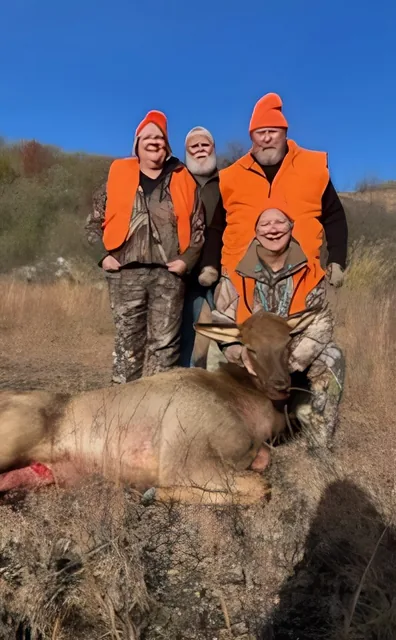 Whitetail customer harvest photo from TLC Outfitters
