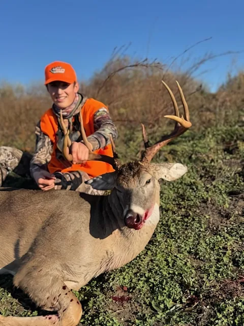 Whitetail customer harvest photo from TLC Outfitters